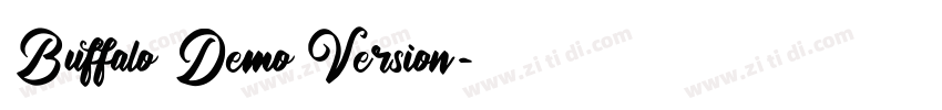 Buffalo Demo Version字体转换